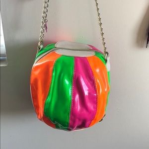 Betsey Johnson Neon Beachball Purse
